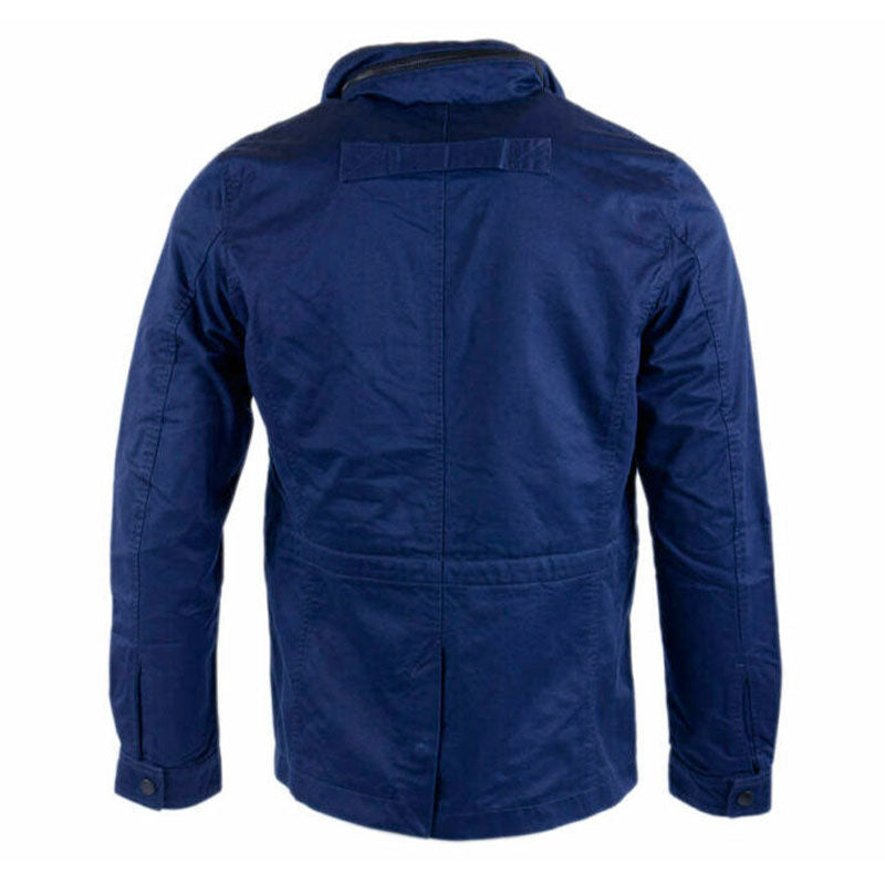 DIESEL J WINES Mens Jacket Padded Cotton Blue Quilted Winter Outwear Casual Coat