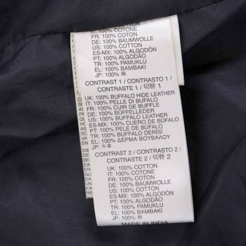 DIESEL Prototipi Giubbini Womens Genuine Leather Biker Jacket Winter Black Coat