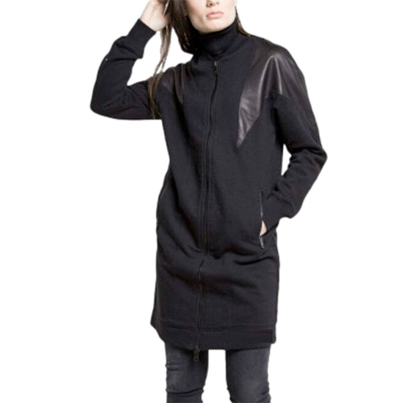 DIESEL G Consuelo Womens Jacket Long Cardigan Shrug Size XS S Black Slim Zipped