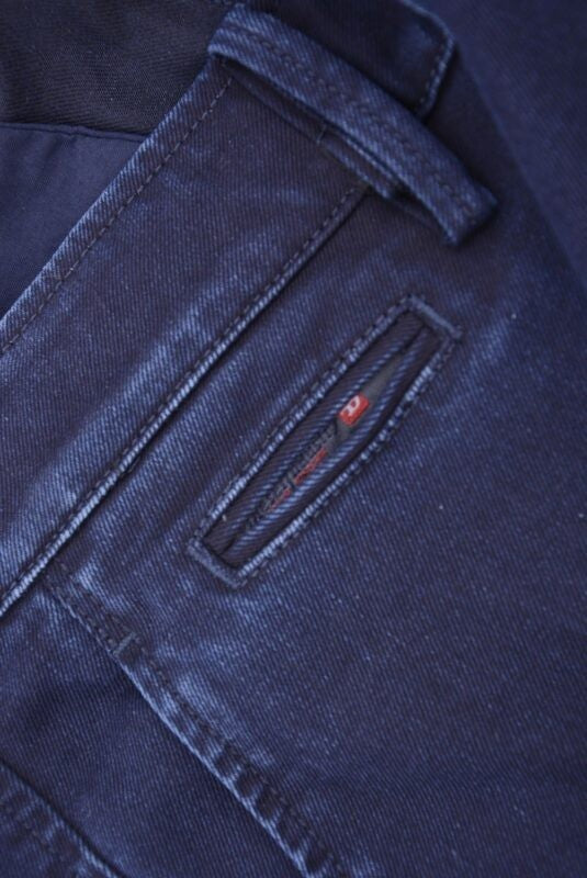 DIESEL CHI-SHAPER 0843M Mens Chino Trousers Regular Slim Carrot Leg Casual Pants