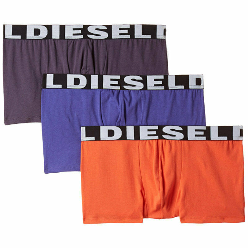 DIESEL UMBX SHAWN Seasonal Edition Mens Boxer Trunk Stretch 3X Pack Underwear