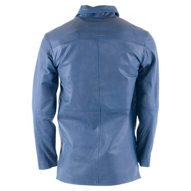 DIESEL BLACK GOLD LASGANGY BGPCW Mens Jacket Size 46 Genuine Leather Winter Coat