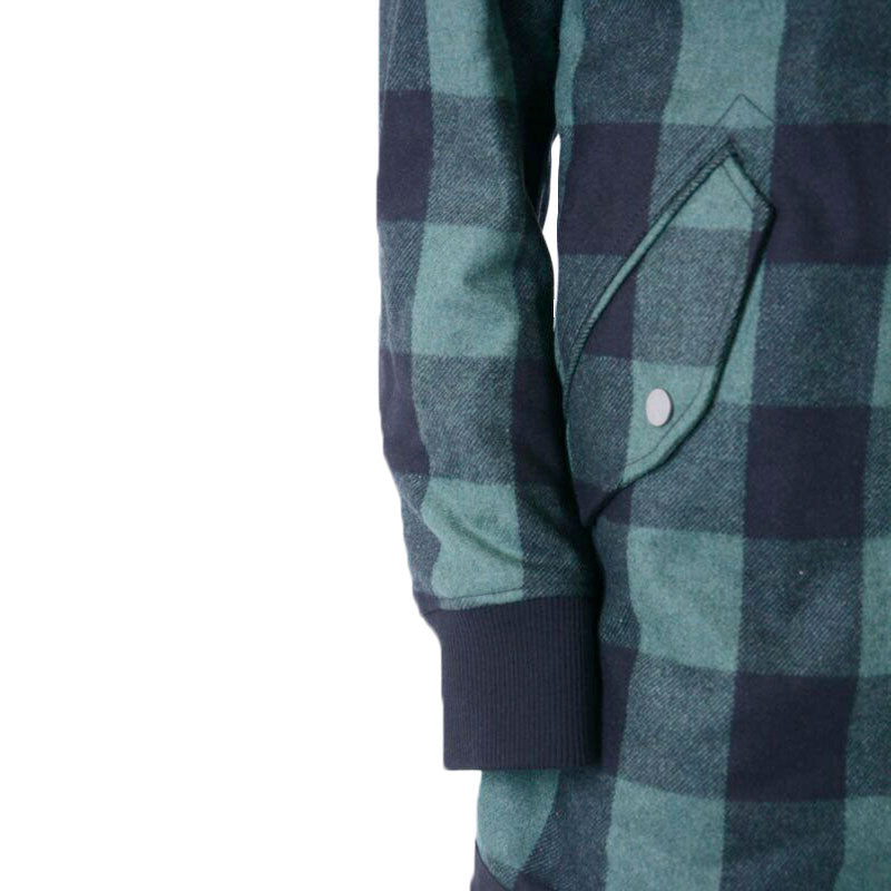 DIESEL BLACK GOLD JIPLAID Mens Parka Jacket Quilted Winter Outwear Coat