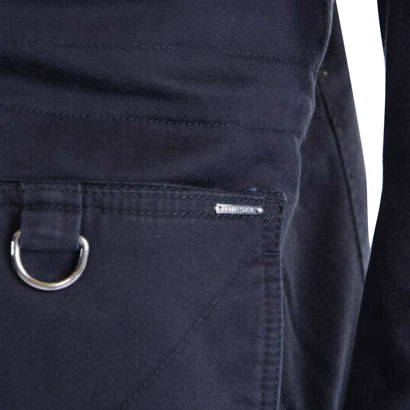 DIESEL W FROZEN 0JAMH Mens Parka Jacket Quilted Full Zipped Winter Outwear Coat