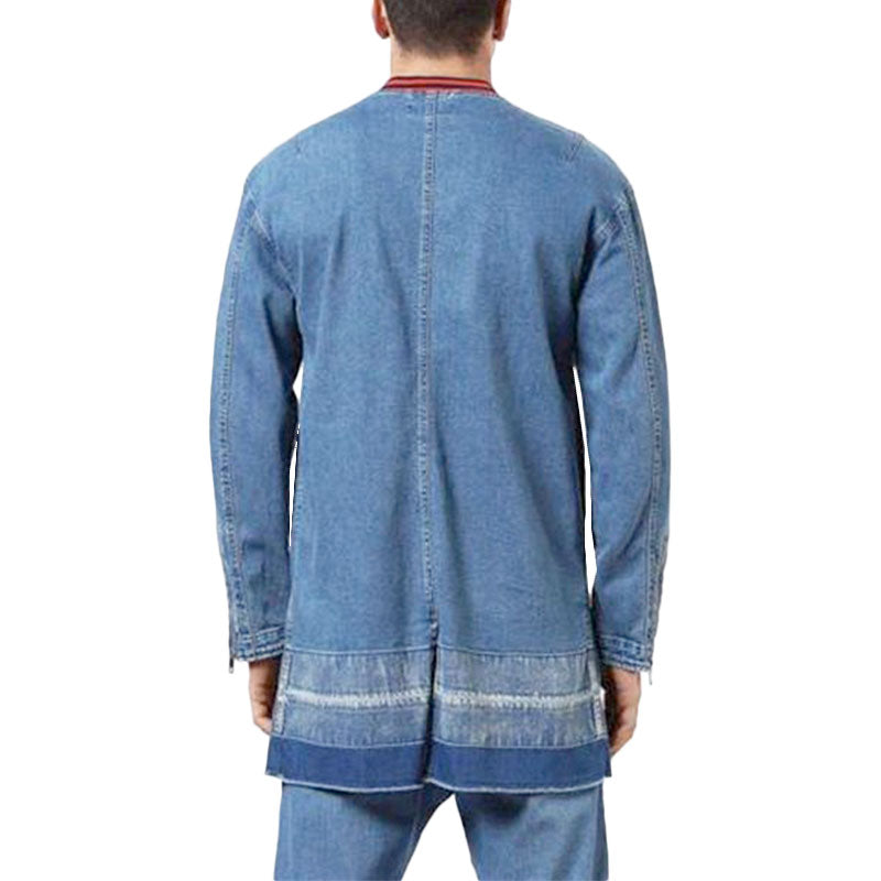 DIESEL D SVENT 0AA0M Mens Jacket Denim Shirt Long Sleeve Casusl Summer Outwear