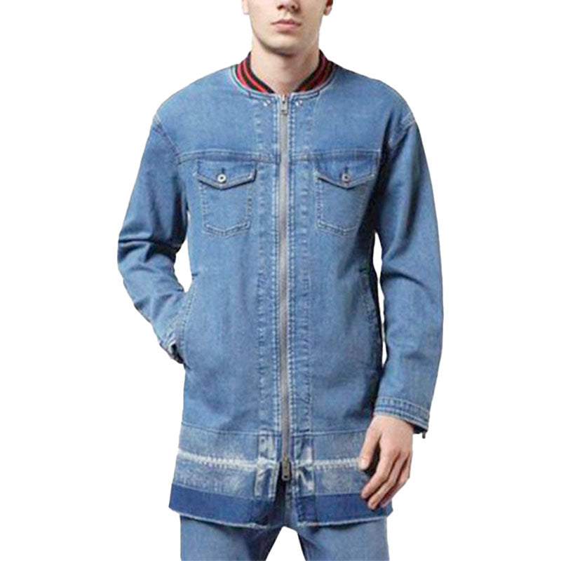 DIESEL D SVENT 0AA0M Mens Jacket Denim Shirt Long Sleeve Casusl Summer Outwear