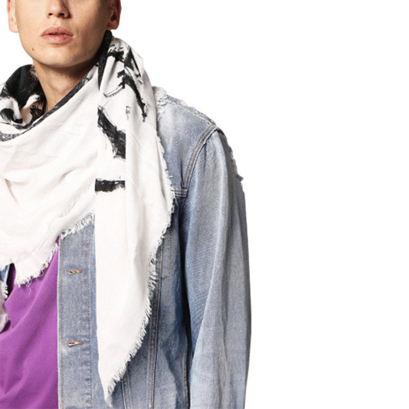 DIESEL SWILLOT C SCARF Mens Scarves Unisex Winter Neck Shawl Wrap Womens Scarf