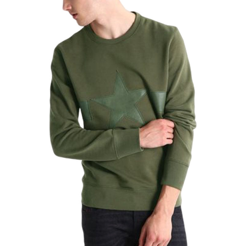 DIESEL S JOE MA 5AV Mens Sweatshirts Pull On Casual Crew Neck Long Sleeve Jumper