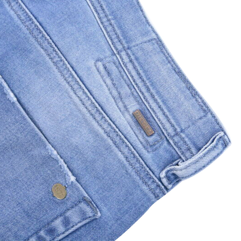 DIESEL TEPPHAR 0669Y Mens Denim Jeans Distressed Stretch Slim Fit Carrot Italy