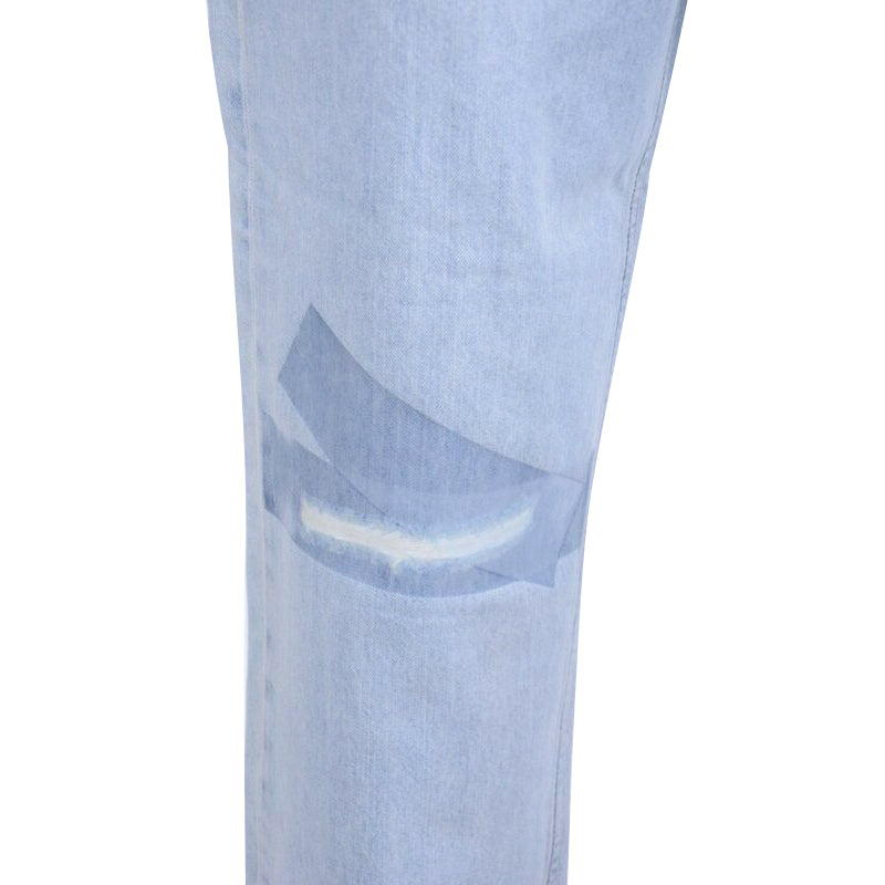 DIESEL DAGH 084SX Mens Denim Jeans Regular Fit Straight Cotton Light Denim Blue