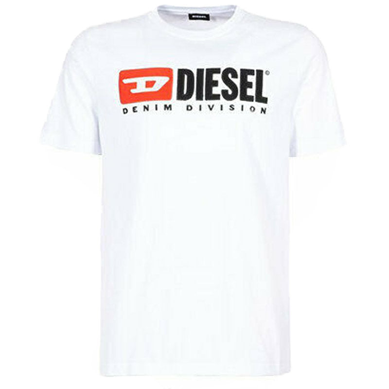 DIESEL T JUST DIVISION Mens T Shirt Short Sleeve Crew Neck Casual Cotton Tee