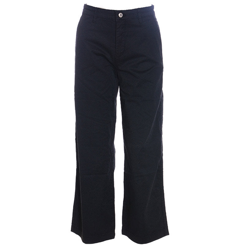 DIESEL R ELOISE Womens Pant Trouser Loose Fit Causal Pants Navy Chinos Office
