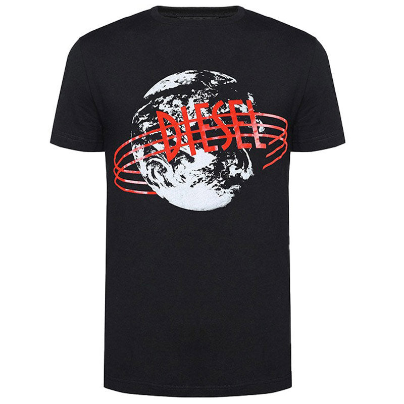 DIESEL T DIEGO NC Mens T Shirt Short Sleeve Crew Neck Casual Summer Cotton Tees