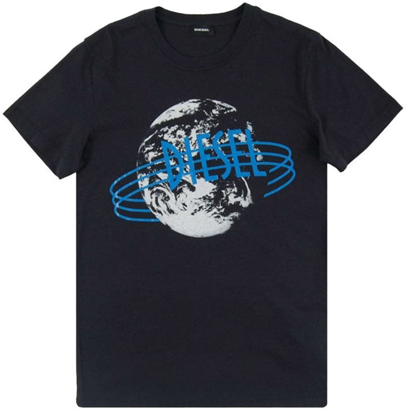 DIESEL T DIEGO NC Mens T Shirt Short Sleeve Crew Neck Casual Summer Cotton Tees