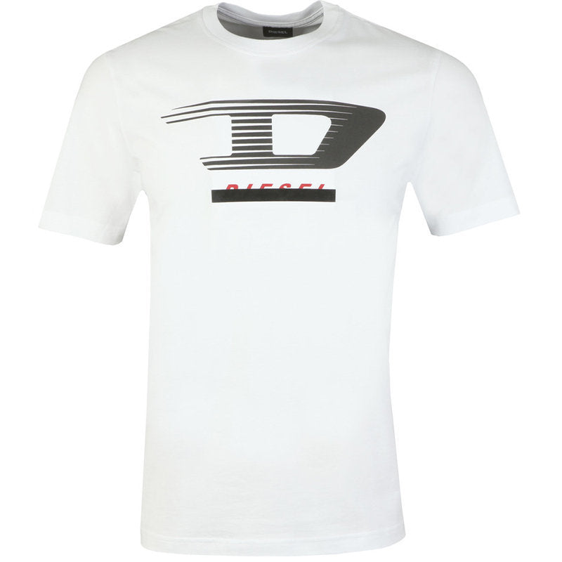 DIESEL T JUST Y4 Mens T Shirt Crew Neck Short Sleeve Casual Cotton Tee