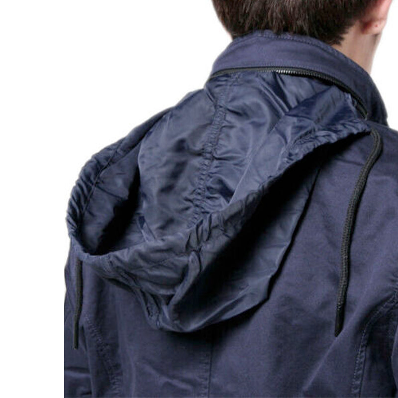 DIESEL J-WINES 0NAOH Mens Military Inspired Hooded Jacket Winter Outwear Coat