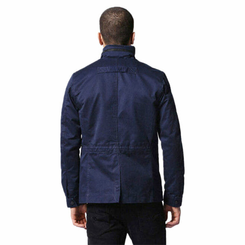 DIESEL J-WINES 0NAOH Mens Military Inspired Hooded Jacket Winter Outwear Coat