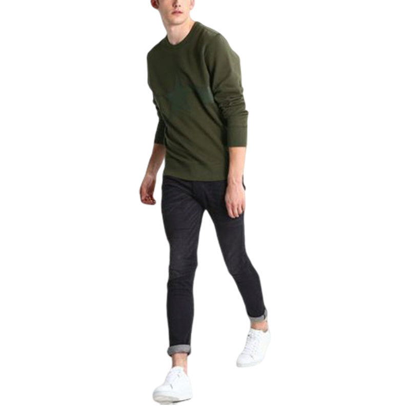 DIESEL S JOE MA 5AV Mens Sweatshirts Pull On Casual Crew Neck Long Sleeve Jumper