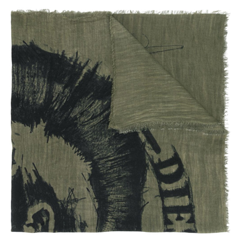 DIESEL SWILLOT C 51F SCARF Mens Scarf Unisex Winter Shawl Wrap Womens Scarves