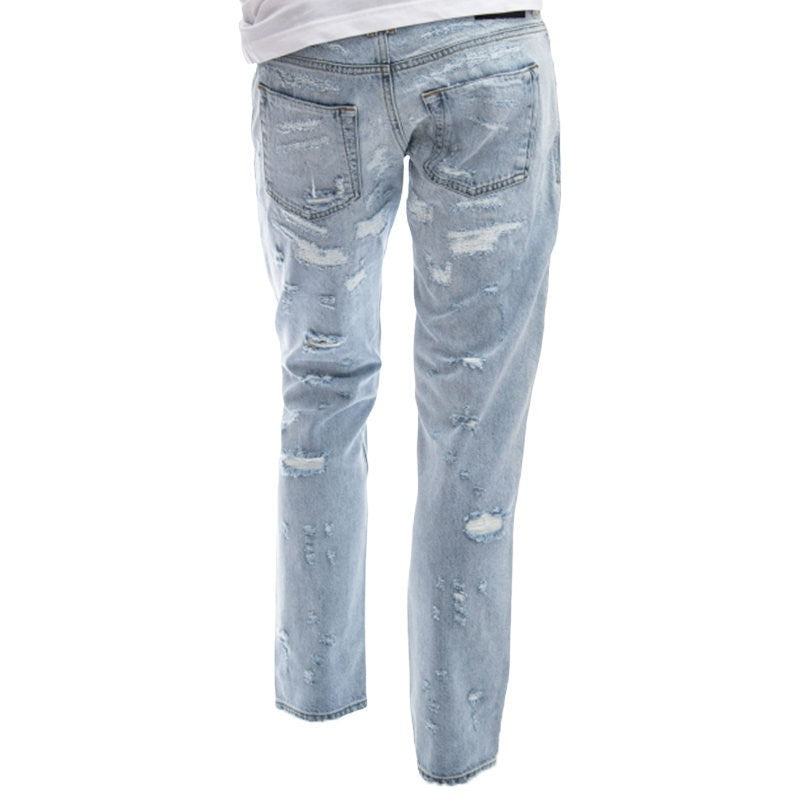 DIESEL BLACK GOLD TYPE-2813 BG8H8 Mens Denim Jeans Distressed Regular Slim Fit