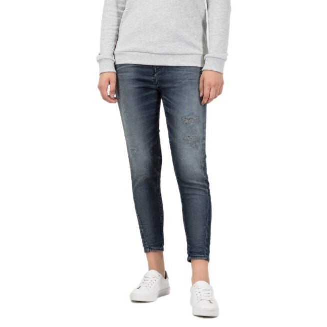 DIESEL CANDYS NE 069BC Womens Denim Sweat Jogg Jeans Slim Fit Carrot Leg
