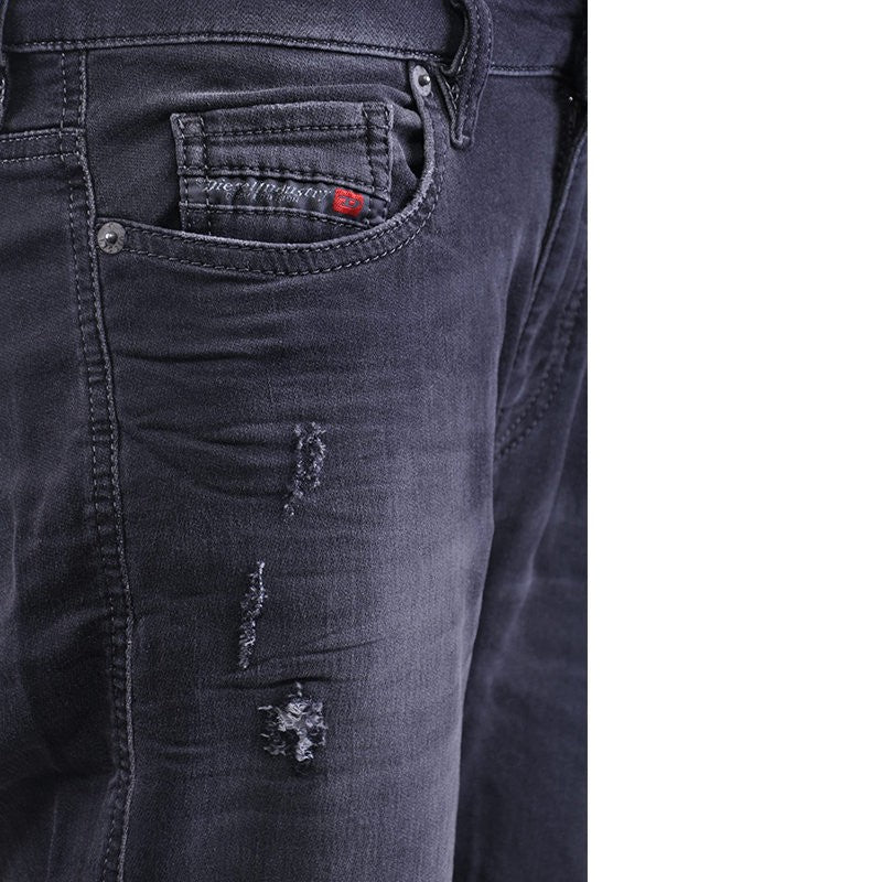 DIESEL RIZZO NE 0856S Womens Denim Jeans Distressed Regular Fit Jogg Sweat Pants