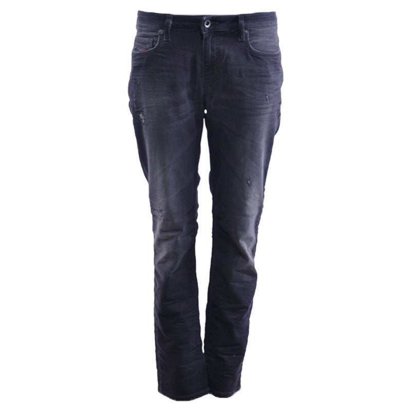 DIESEL RIZZO NE 0856S Womens Denim Jeans Distressed Regular Fit Jogg Sweat Pants