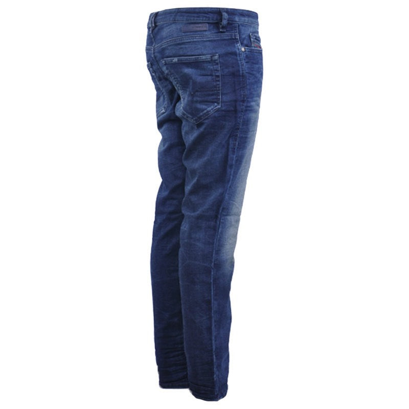 DIESEL RIZZO NE 0601L Womens Jeans Regular Fit Sweat Jogg Denim Blue Trousers