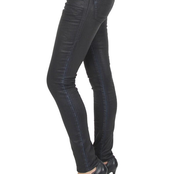 DIESEL GRUPEE NE 0676K Womens Denim Sweat Jogg Jeans Slim Fit Skinny