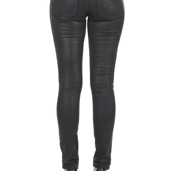 DIESEL GRUPEE NE 0676K Womens Denim Sweat Jogg Jeans Slim Fit Skinny