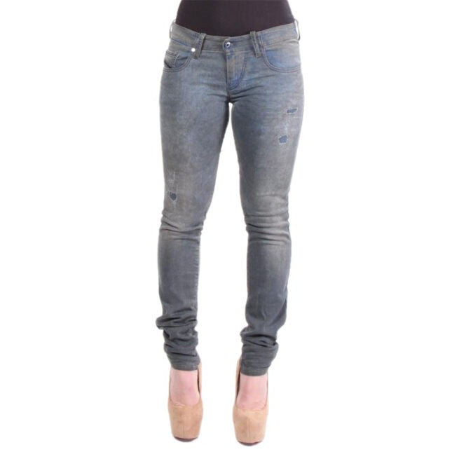DIESEL GRUPEE NE 0856Z Womens Denim Jeans Stretchy Slim Fit Sweat Jogg Pants