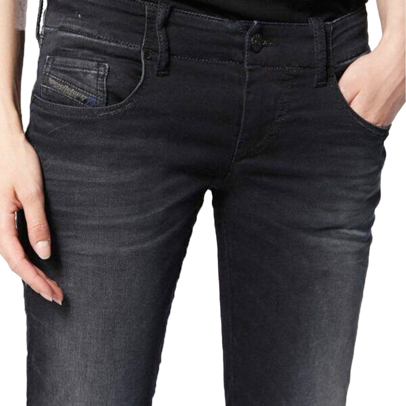 DIESEL GRUPEE S NE 0686F Womens Jeans Stretch Slim Fit Denim Sweat Jogg Trousers