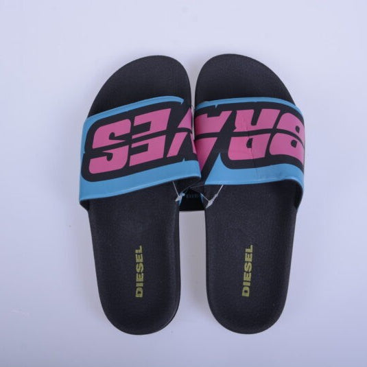 DIESEL A LOHAA P2116 Mens Sliders Slip On Beach Slippers Flip Flops Pool Sandals