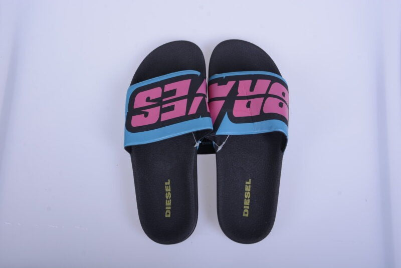 DIESEL A LOHAA P2116 Mens Sliders Slip On Beach Slippers Flip Flops Pool Sandals