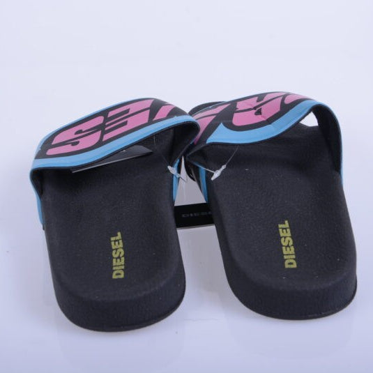 DIESEL A LOHAA P2116 Mens Sliders Slip On Beach Slippers Flip Flops Pool Sandals