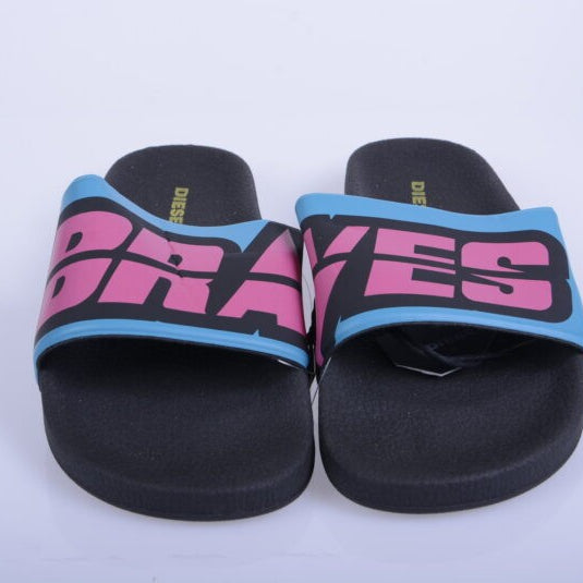 DIESEL A LOHAA P2116 Mens Sliders Slip On Beach Slippers Flip Flops Pool Sandals