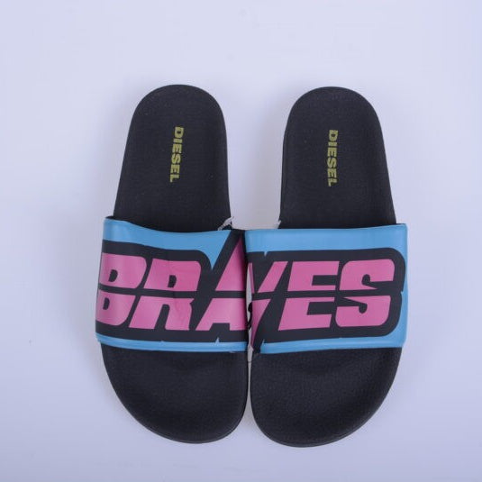 DIESEL A LOHAA P2116 Mens Sliders Slip On Beach Slippers Flip Flops Pool Sandals