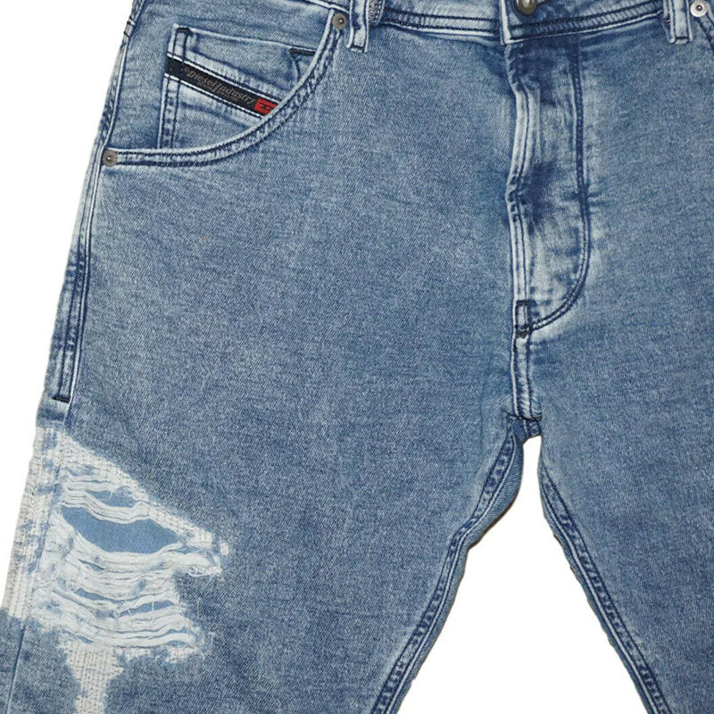 DIESEL KROOLEY T 084PV Mens Jeans Sweat Jogg Pants Regular Fit Denim Trousers