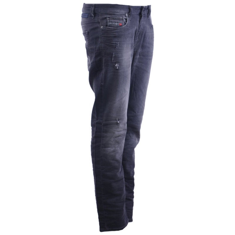 DIESEL RIZZO NE 0856S Womens Denim Jeans Distressed Regular Fit Jogg Sweat Pants