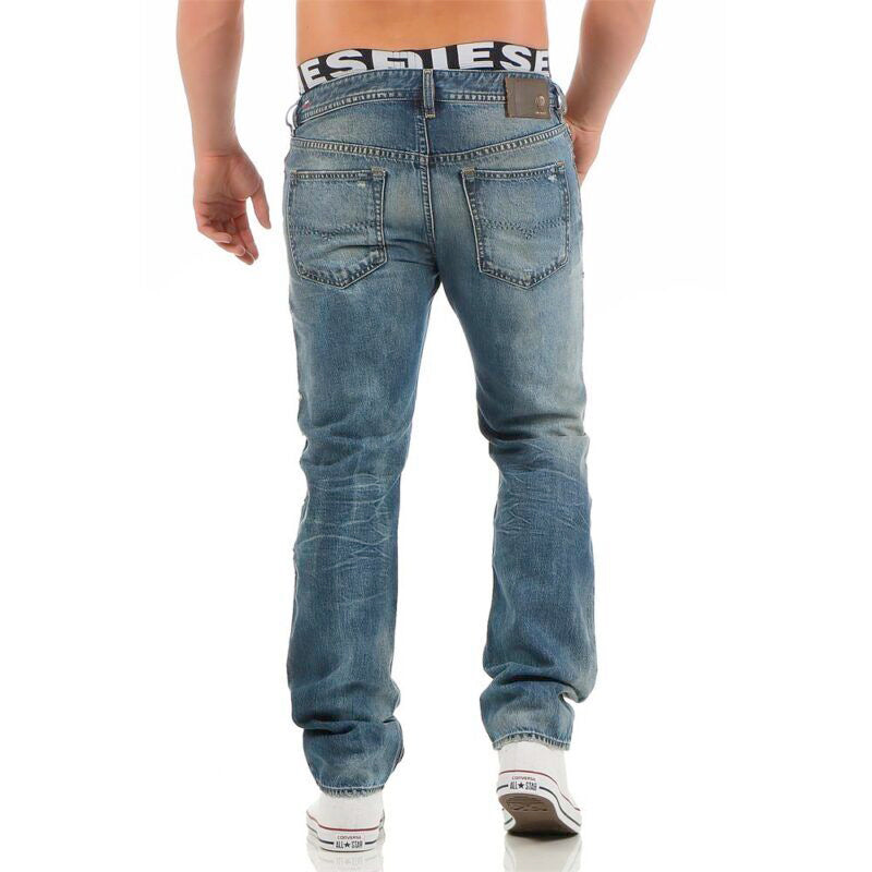 DIESEL BUSTER 0845L Mens Denim Jeans Regular Slim Tapered Leg