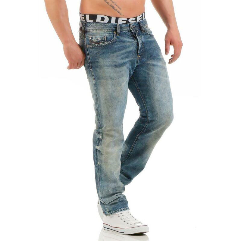 DIESEL BUSTER 0845L Mens Denim Jeans Regular Slim Tapered Leg