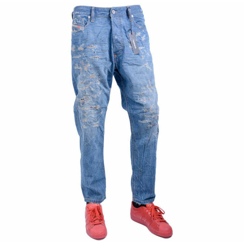 DIESEL NARROT-XP 069BX Mens Denim Jeans Regular Fit Carrot