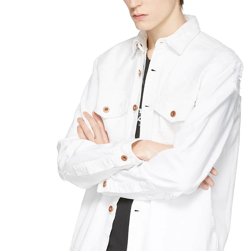 DIESEL D-ELOV Mens Denim Jeans Jacket Winter Outwear Casual Coat