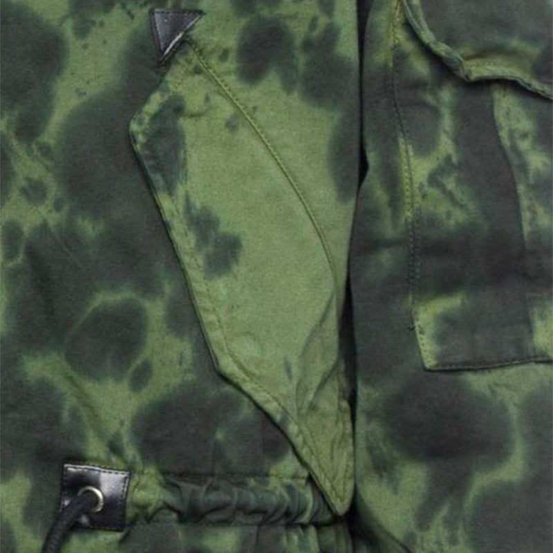 DIESEL J CRAZY Mens Parka Jacket Camouflage Quilted Coat Long Hooded Waistcoat