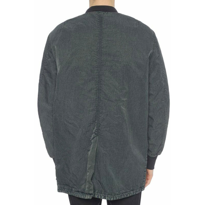 DIESEL W OSTABA Mens Bomber Jacket Denim Jeans Winter Outwear Long Coat