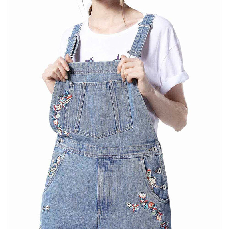 DIESEL DE PARKER Womens Full Length Denim Dungarees Ladies Slim Jeans Jumpsuit