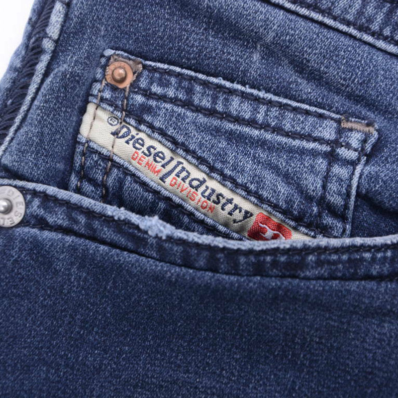 DIESEL SPENDER NE 0848K Mens Denim Jeans Casual Slim Fit Skinny Sweat Jogg Jeans