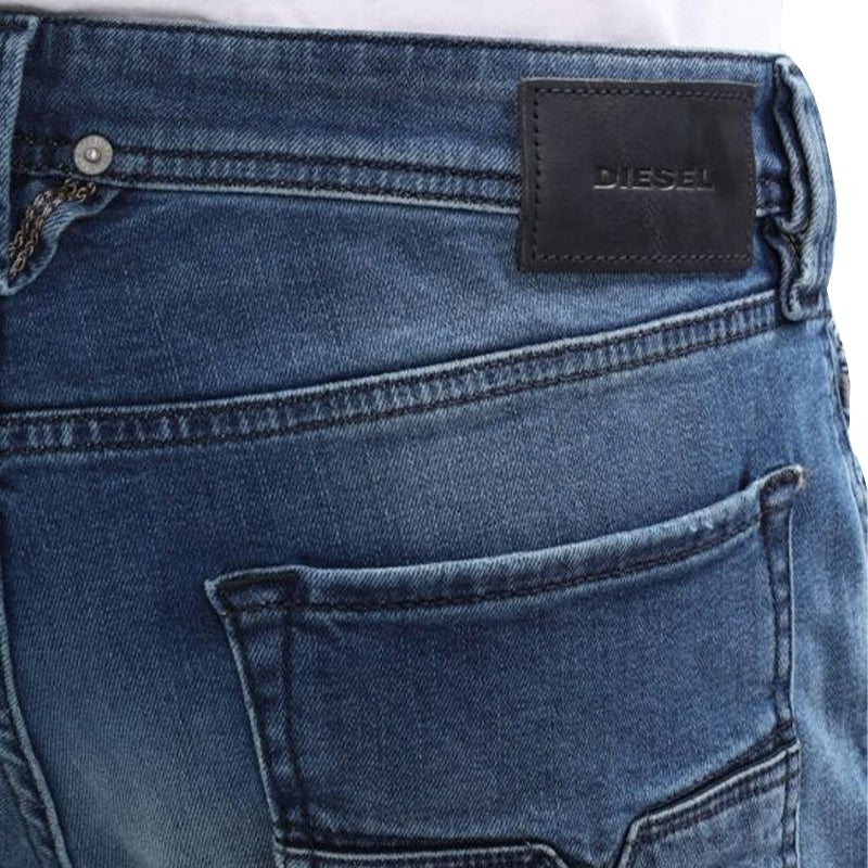 DIESEL LARKEE BEEX 084NV Mens Denim Jeans Stretch Regular Fit Tapered Leg Pants