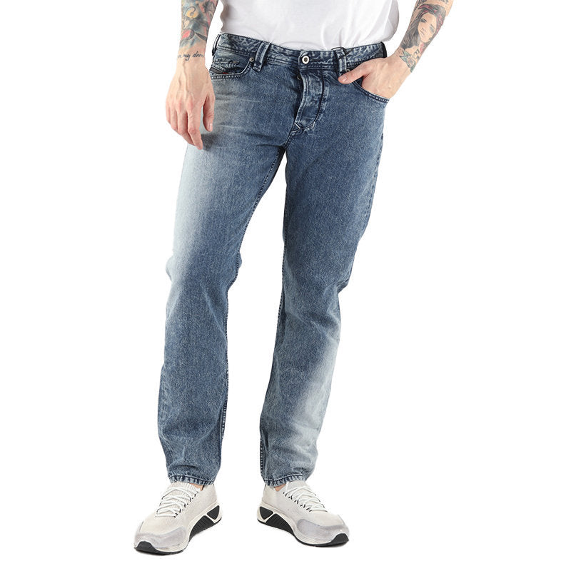 DIESEL LARKEE-BEEX-SP 084MH Mens Denim Jeans Regular Fit Tapered Casual Denim