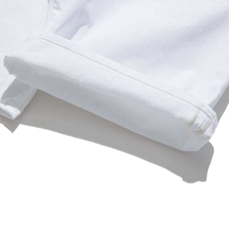 DIESEL BUSTSHORT 0689H Mens Denim Shorts Regular Slim White Summer Half Pants 29